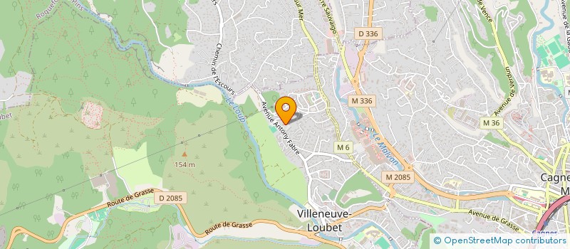 localisation de l'entreprise SCI DU 1399 AV DE LA BATTERIE OUEST  VILLENEUVE-LOUBET