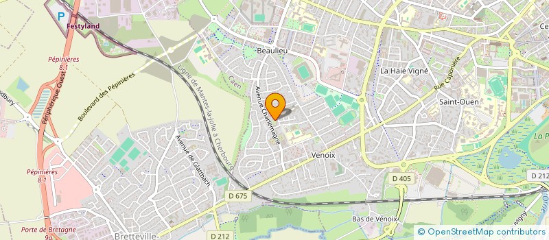 localisation de l'entreprise SCI DU 13PLACEVENOISE A CAEN à CAEN