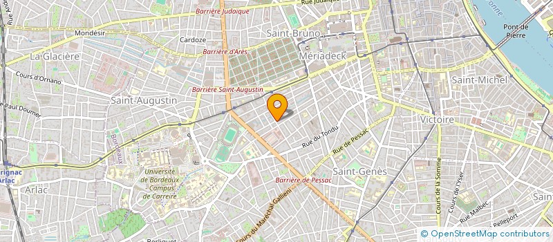 localisation de l'entreprise SCI DU 14-16 RUE GOUFFRAND  BORDEAUX