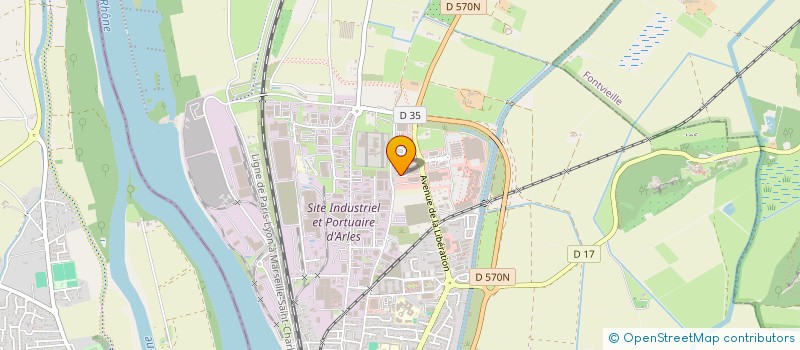 localisation de l'entreprise SCI DU 14 AV DE LA VALLEE DES BAUX à ARLES