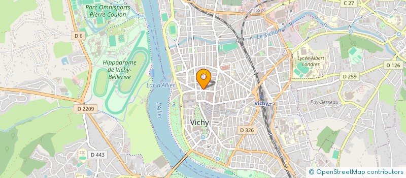 localisation de l'entreprise SCI DU 14 AVE EUGENE GILBERT à VICHY