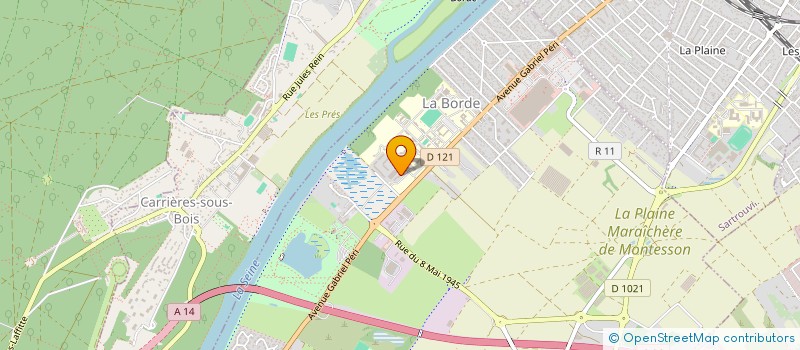 localisation de l'entreprise SCI DU 14 AVENUE BERANGER  MONTESSON