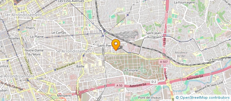 localisation de l'entreprise SCI DU 14 BD STE THERESE à MARSEILLE