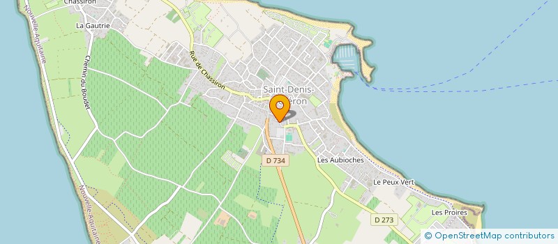 localisation de l'entreprise SCI DU 14 BIS DE LA PETITE RUE SAINT NICOLAS  SAINT-DENIS-D'OLERON