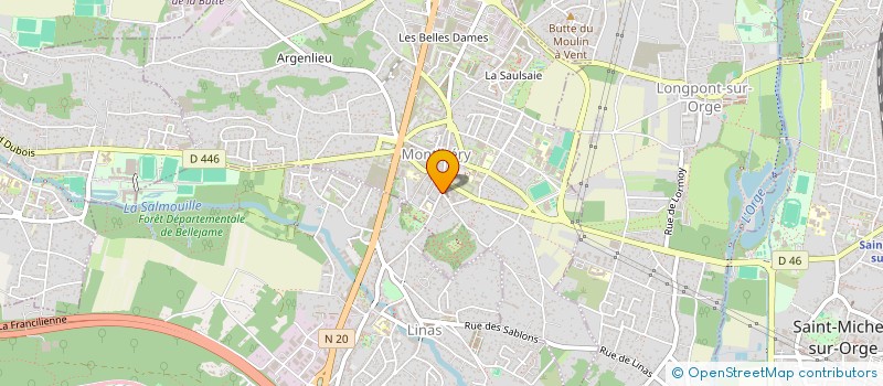 localisation de l'entreprise SCI DU 14 GRANDE RUE  MONTLHERY