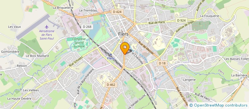 localisation de l'entreprise SCI DU 14 JUILLET à FLERS