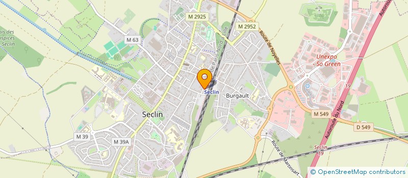 localisation de l'entreprise SCI DU 14 JUILLET  SECLIN