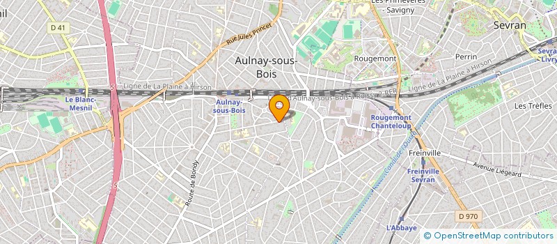 localisation de l'entreprise SCI DU 14 JUILLET 80 à AULNAY SOUS BOIS