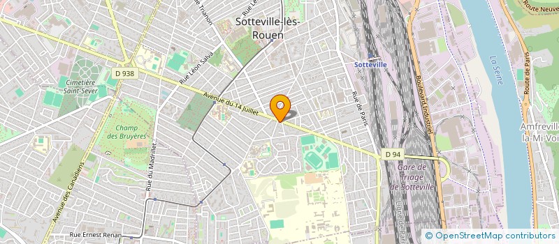 localisation de l'entreprise SCI DU 14 JUILLET 81BIS  SOTTEVILLE-LES-ROUEN