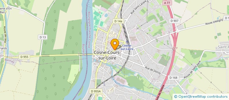 localisation de l'entreprise SCI DU 14 JUILLET à COSNE-COURS-SUR-LOIRE