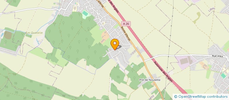 localisation de l'entreprise SCI DU 14 MARECHAL LECLERC  AIX-NOULETTE