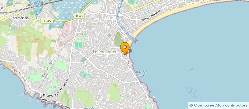 localisation de l'entreprise SCI DU 14 PASSAGE DES EVENS AU POULIGUEN  LE POULIGUEN