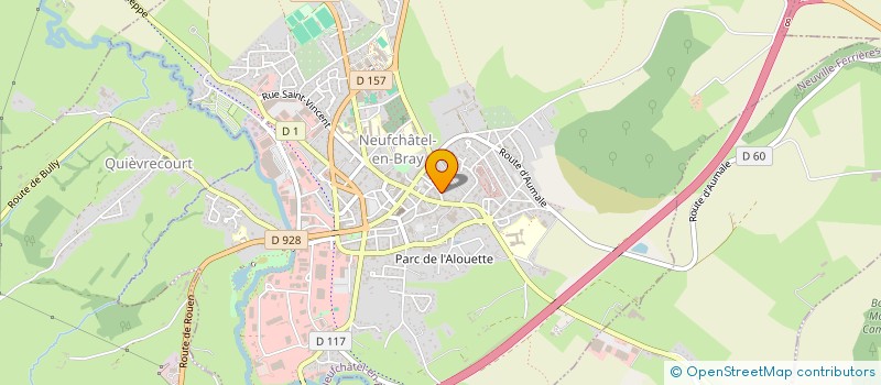 localisation de l'entreprise SCI DU 14 PLACE DU MARQUIS  NEUFCHATEL-EN-BRAY