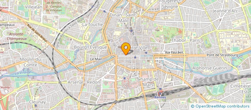 localisation de l'entreprise SCI DU 14 QUAI DUGUAY TROUIN à RENNES