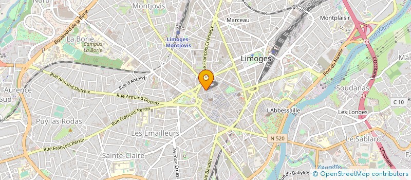 localisation de l'entreprise SCI DU 14 RUE ADRIEN DUBOUCHE à LIMOGES