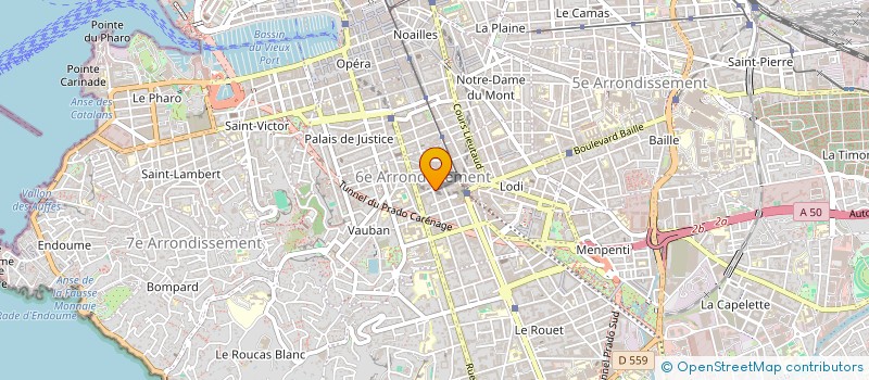 localisation de l'entreprise SCI DU 14 RUE BEAUVAU à MARSEILLE