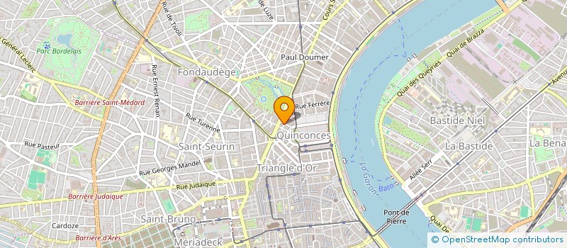 localisation de l'entreprise SCI DU 14 RUE BLANC DUTROUILH  BORDEAUX