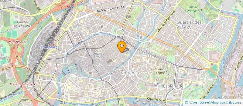 localisation de l'entreprise SCI DU 14 RUE CASSETTE  STRASBOURG