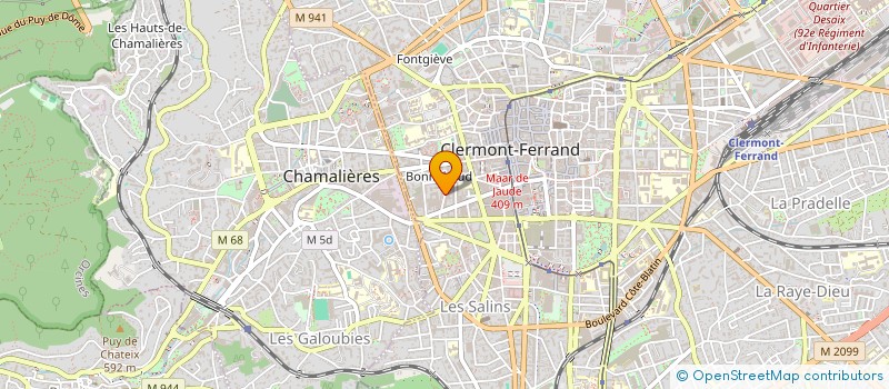 localisation de l'entreprise SCI DU 14 RUE COLBERT  CLERMONT-FERRAND