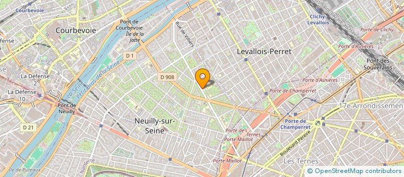localisation de l'entreprise SCI DU 14 RUE D AUTEUIL à NEUILLY-SUR-SEINE
