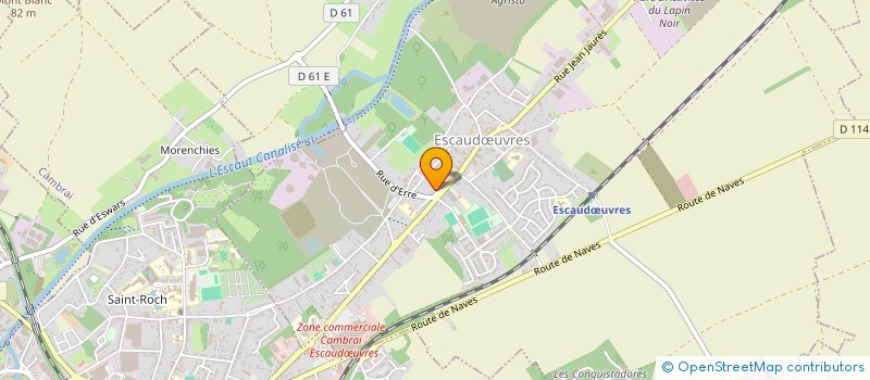 localisation de l'entreprise SCI DU 14 RUE D ERRE  ESCAUDUVRES