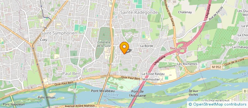 localisation de l'entreprise SCI DU 14 RUE DE BELLE ISLE  TOURS