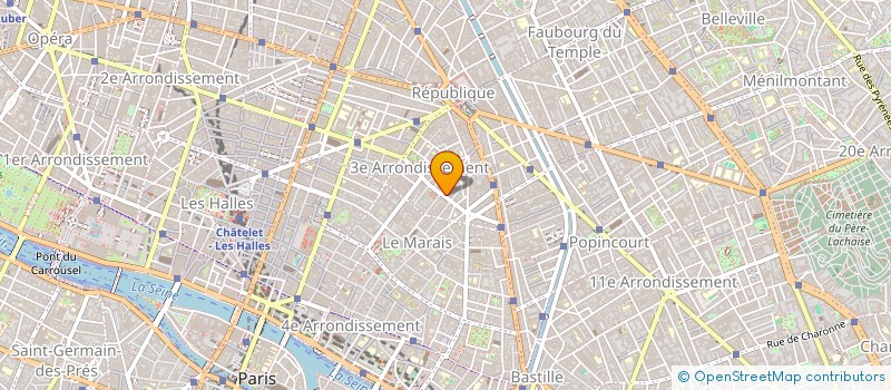 localisation de l'entreprise SCI DU 14 RUE DE BRETAGNE  PARIS