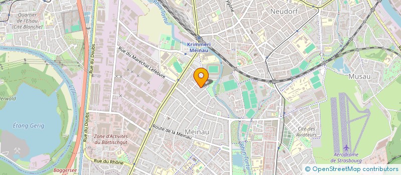 localisation de l'entreprise SCI DU 14 RUE DE DETTWILLER à STRASBOURG