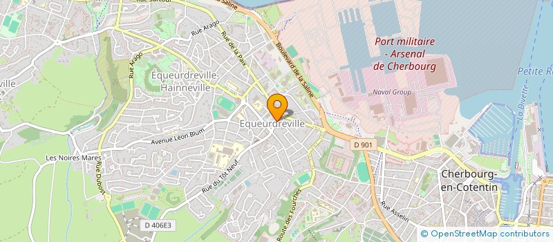 localisation de l'entreprise SCI DU 14 RUE DE LA REPUBLIQUE à CHERBOURG-EN-COTENTIN