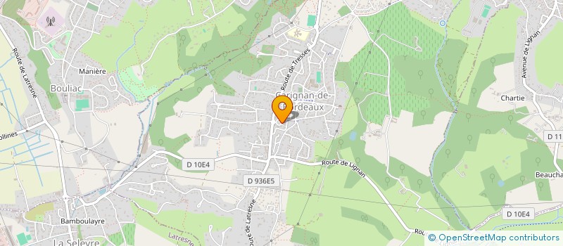 localisation de l'entreprise SCI DU 14 RUE DE LARTIGOTTE  CARIGNAN-DE-BORDEAUX