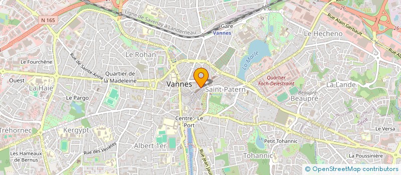 localisation de l'entreprise SCI DU 14 RUE DES CHANOINES à VANNES