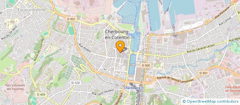 localisation de l'entreprise SCI DU 14 RUE DES PORTES à CHERBOURG-EN-COTENTIN