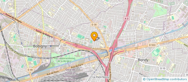 localisation de l'entreprise SCI DU 14 RUE DU BOIS D'AMOUR  BOBIGNY