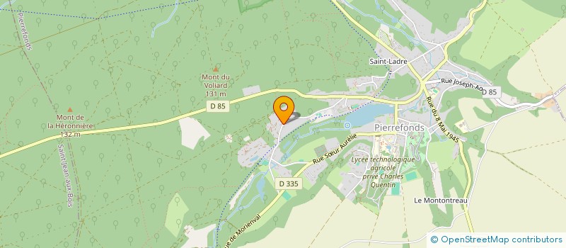 localisation de l'entreprise SCI DU 14 RUE DU BOIS D'AUCOURT  PIERREFONDS