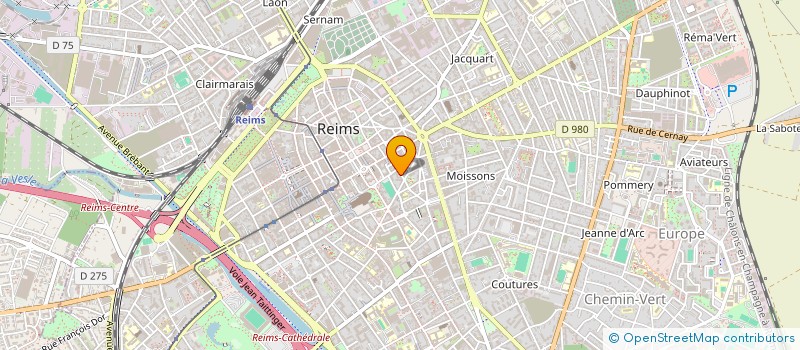 localisation de l'entreprise SCI DU 14 RUE DU BOURG TIBOURG  REIMS