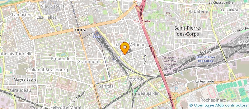 localisation de l'entreprise SCI DU 14 RUE DU DOCTEUR FOURNIER  TOURS