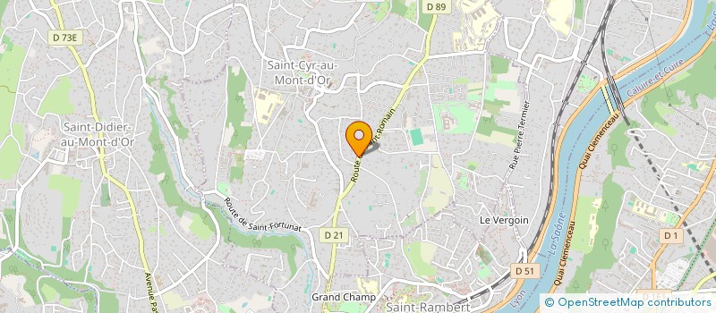 localisation de l'entreprise SCI DU 14 RUE DU DOCTEUR ROLLET  SAINT-CYR-AU-MONT-D'OR
