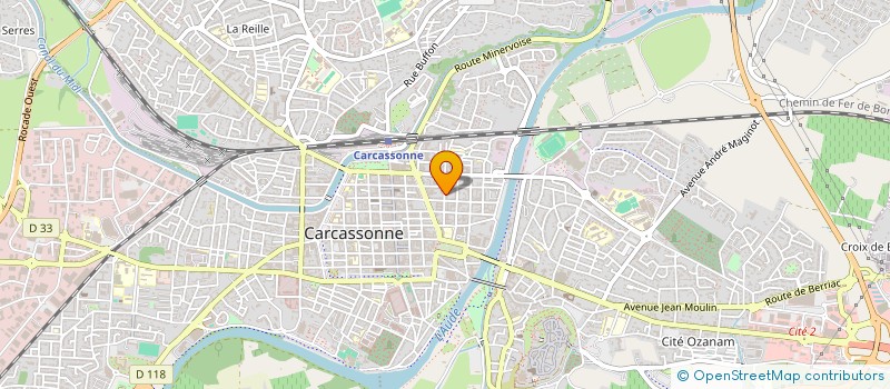 localisation de l'entreprise SCI DU 14 RUE DU PALAIS à CARCASSONNE