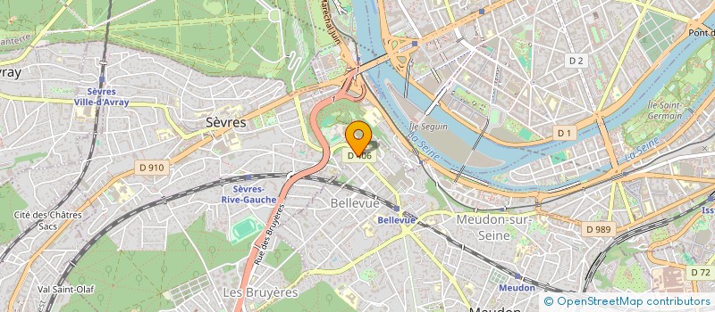 localisation de l'entreprise SCI DU 14 RUE LEOPOLD BELLAN  MEUDON