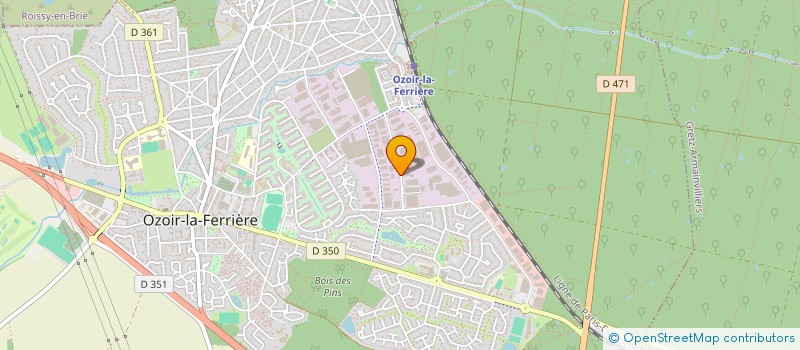 localisation de l'entreprise SCI DU 14 RUE LOUIS ARMAND  OZOIR-LA-FERRIERE