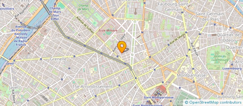 localisation de l'entreprise SCI DU 14 RUE PERIGNON  PARIS