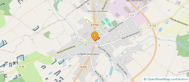 localisation de l'entreprise SCI DU 14 RUE PIERRE HENRI MAUGER  LE CONTROIS-EN-SOLOGNE