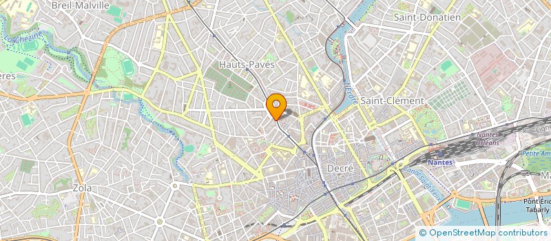 localisation de l'entreprise SCI DU 14 RUE RABELAIS à NANTES