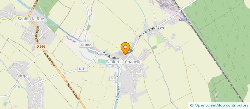 localisation de l'entreprise SCI DU 14 RUE ROMELET  SAULON-LA-CHAPELLE