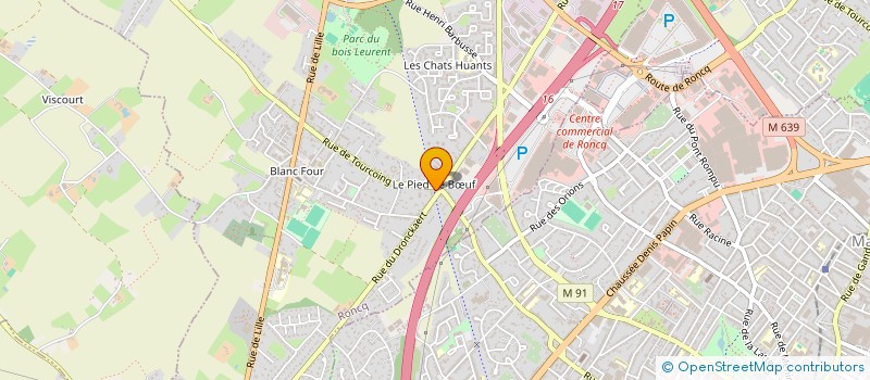 localisation de l'entreprise SCI DU 140 à RONCQ