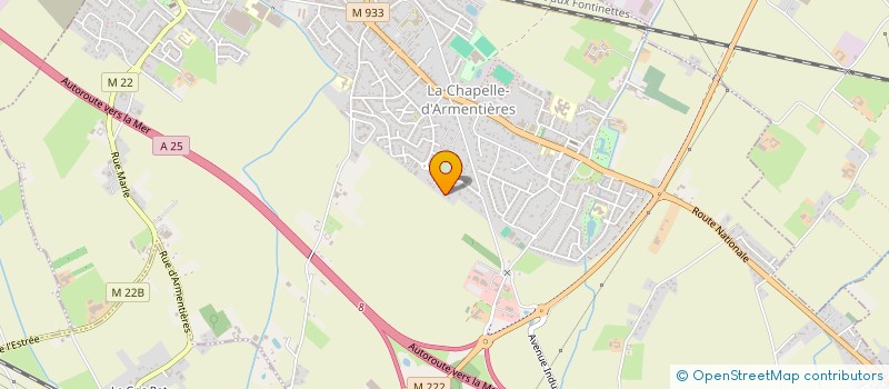 localisation de l'entreprise SCI DU 140  LA CHAPELLE-D'ARMENTIERES