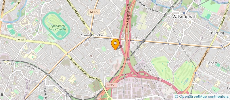 localisation de l'entreprise SCI DU 140 RUE DE PARIS à MARCQ-EN-BARŒUL