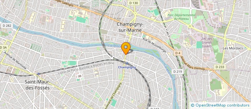 localisation de l'entreprise SCI DU 141 BD DE CHAMPIGNY à SAINT-MAUR-DES-FOSSES