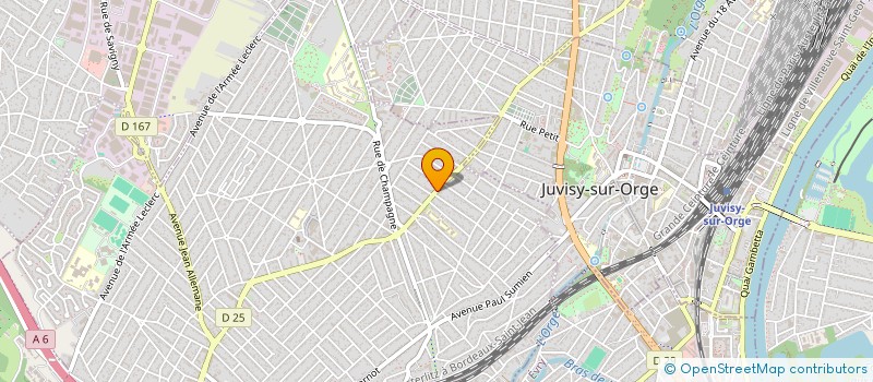 localisation de l'entreprise SCI DU 144 AV ARISTIDE BRIAND  SAVIGNY-SUR-ORGE
