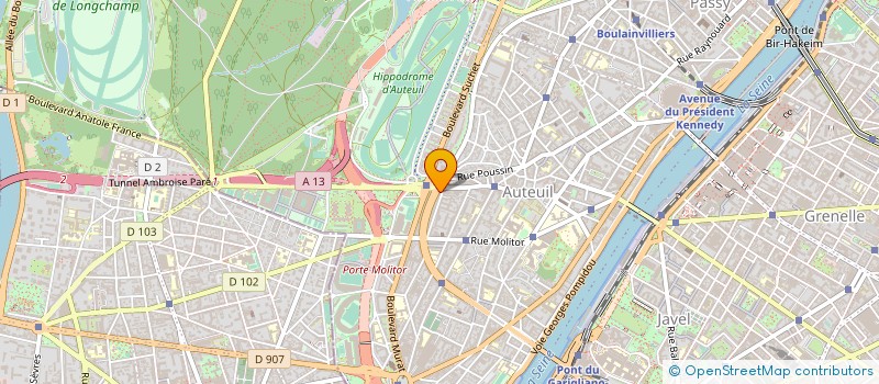 localisation de l'entreprise SCI DU 144 EXELMANS CHANEZ  PARIS